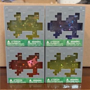 Set of 4 Viral Minecraft Jelly Cube Squishy’s